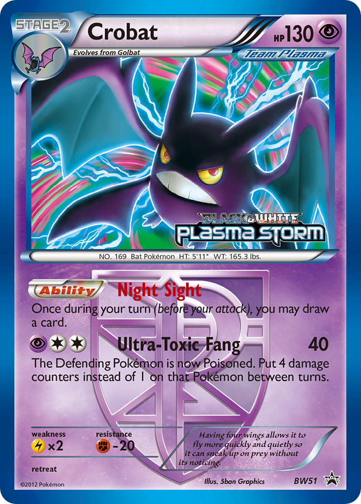 Crobat (BW51) [Black & White: Black Star Promos] | The Gaming-Verse