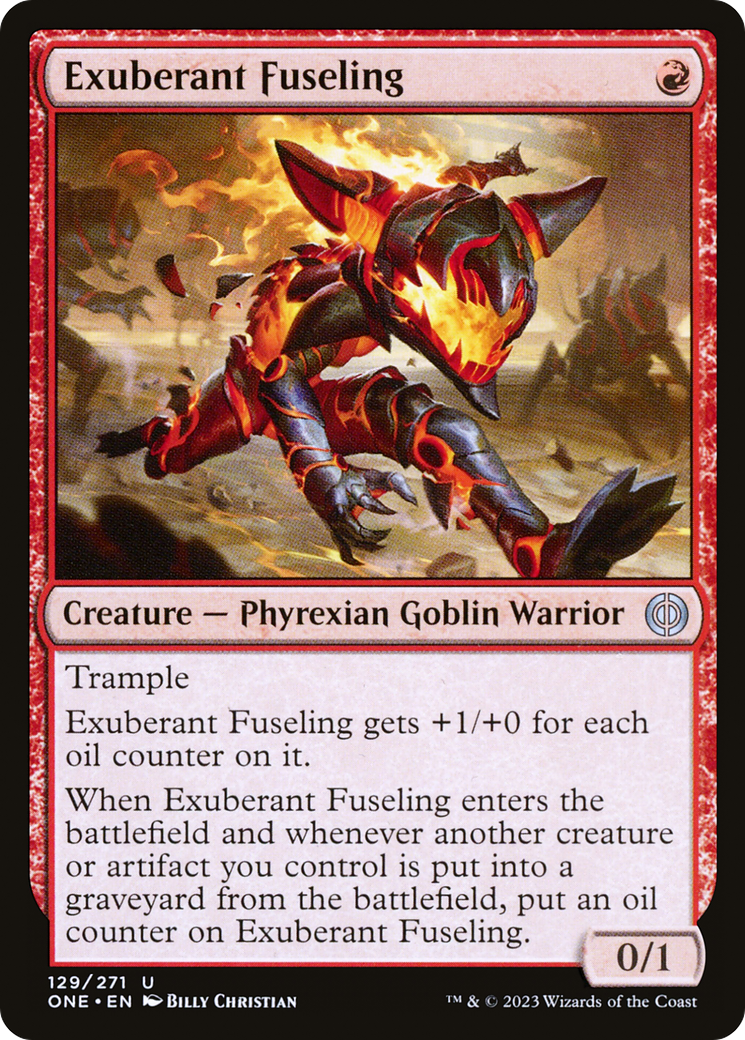 Exuberant Fuseling [Phyrexia: All Will Be One] | The Gaming-Verse