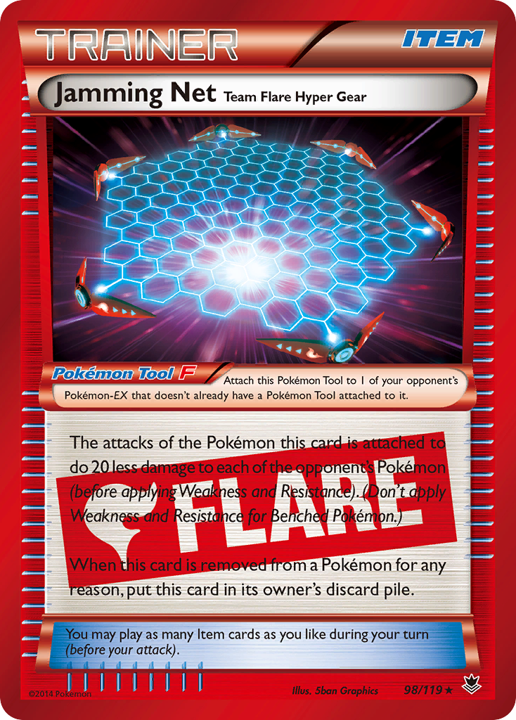 Jamming Net Team Flare Hyper Gear (98/119) [XY: Phantom Forces] | The Gaming-Verse