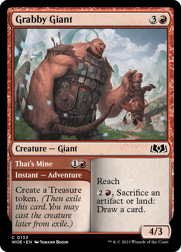 Grabby Giant // That's Mine [Wilds of Eldraine] | The Gaming-Verse