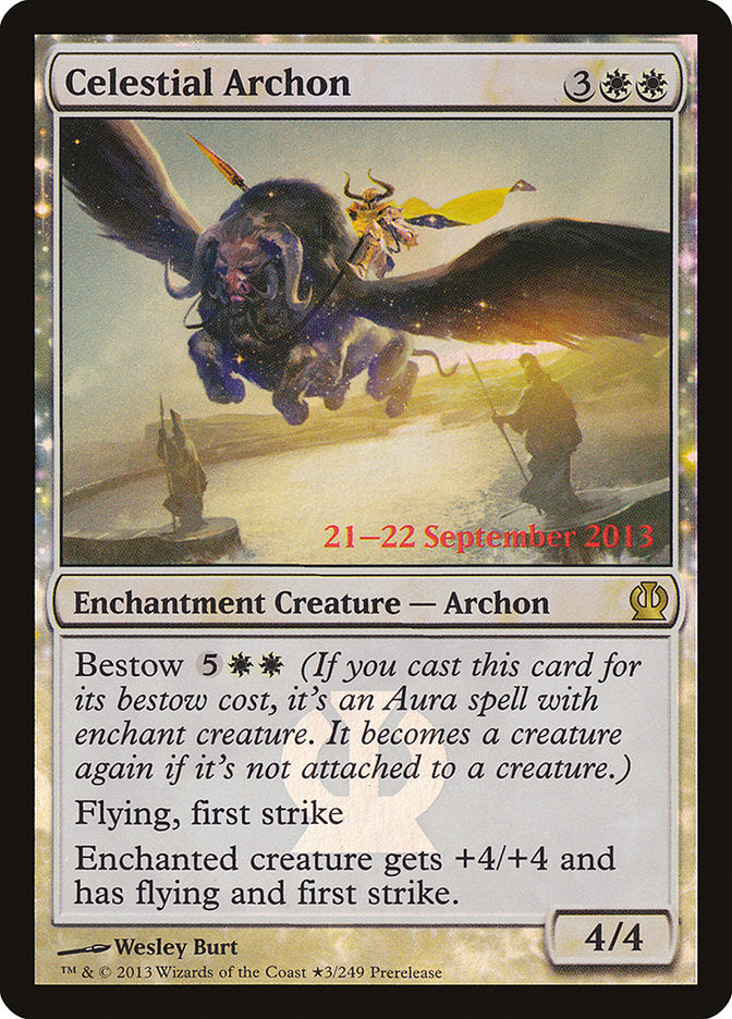 Celestial Archon  (Prerelease) [Theros Prerelease Promos] | The Gaming-Verse