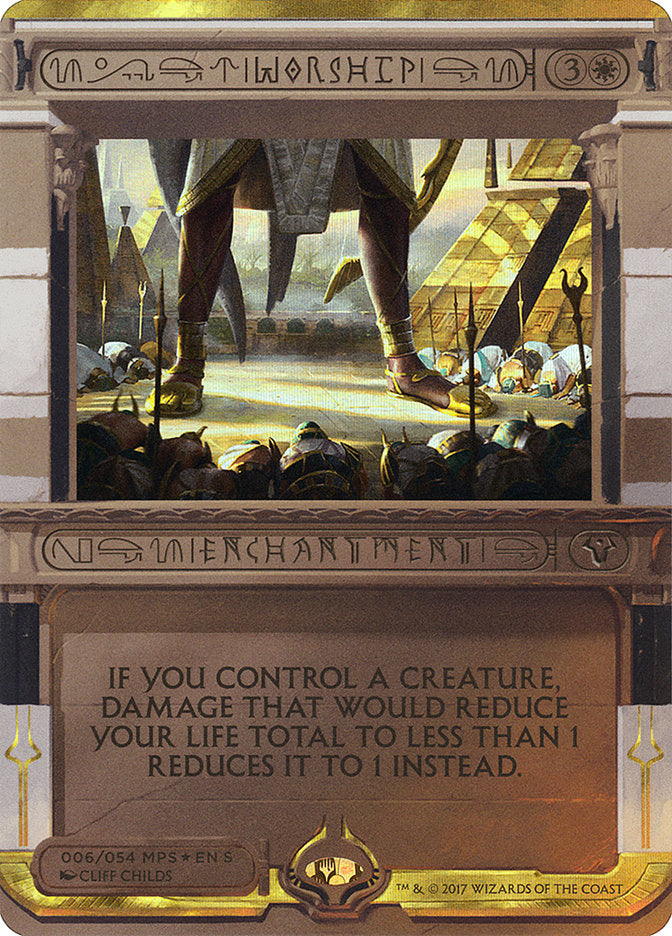 Worship (Invocation) [Amonkhet Invocations] | The Gaming-Verse