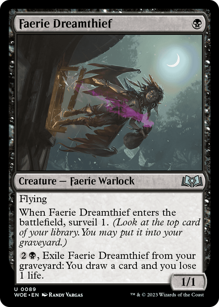 Faerie Dreamthief [Wilds of Eldraine] | The Gaming-Verse