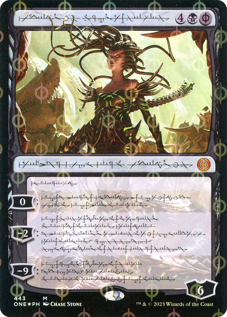 Vraska, Betrayal's Sting (Phyrexian Step-and-Compleat Foil) [Phyrexia: All Will Be One] | The Gaming-Verse