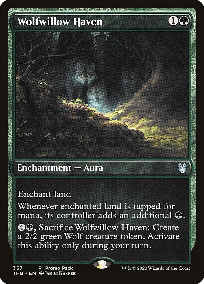 Wolfwillow Haven (Promo Pack) [Theros Beyond Death Promos] | The Gaming-Verse