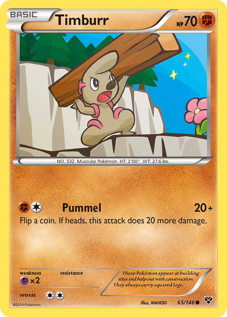 Timburr (65/146) [XY: Base Set] | The Gaming-Verse