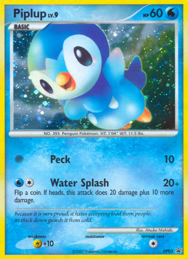 Piplup (DP03) [Diamond & Pearl: Black Star Promos] | The Gaming-Verse