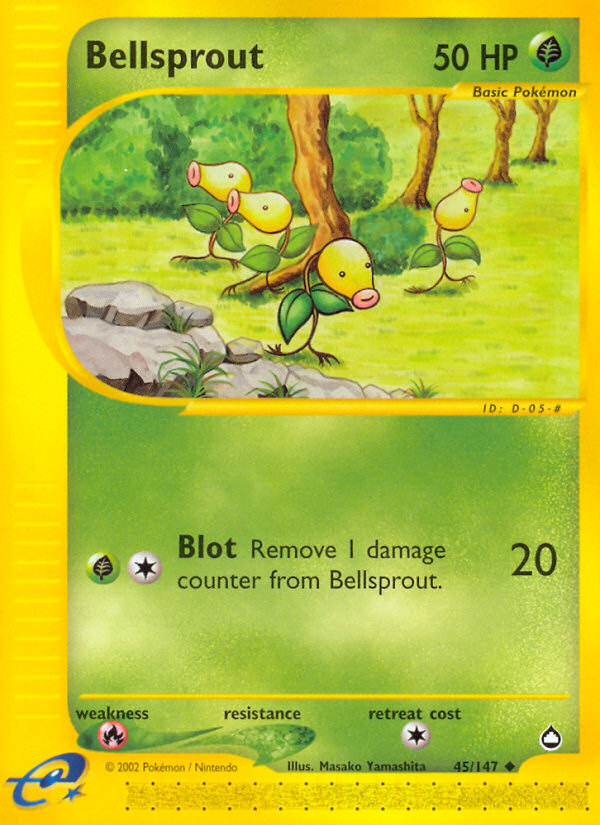 Bellsprout (45/147) [Aquapolis] | The Gaming-Verse