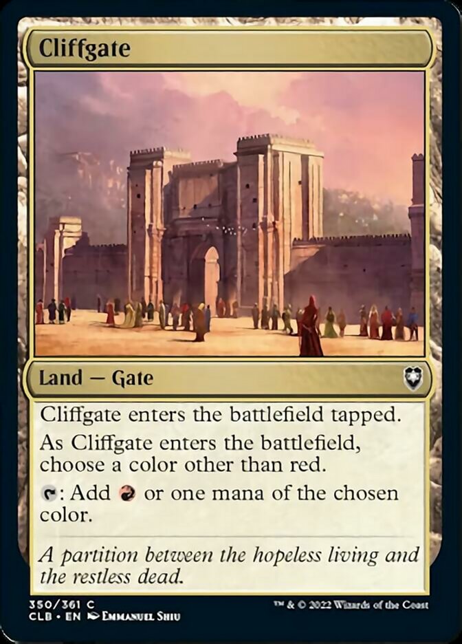 Cliffgate [Commander Legends: Battle for Baldur's Gate] | The Gaming-Verse