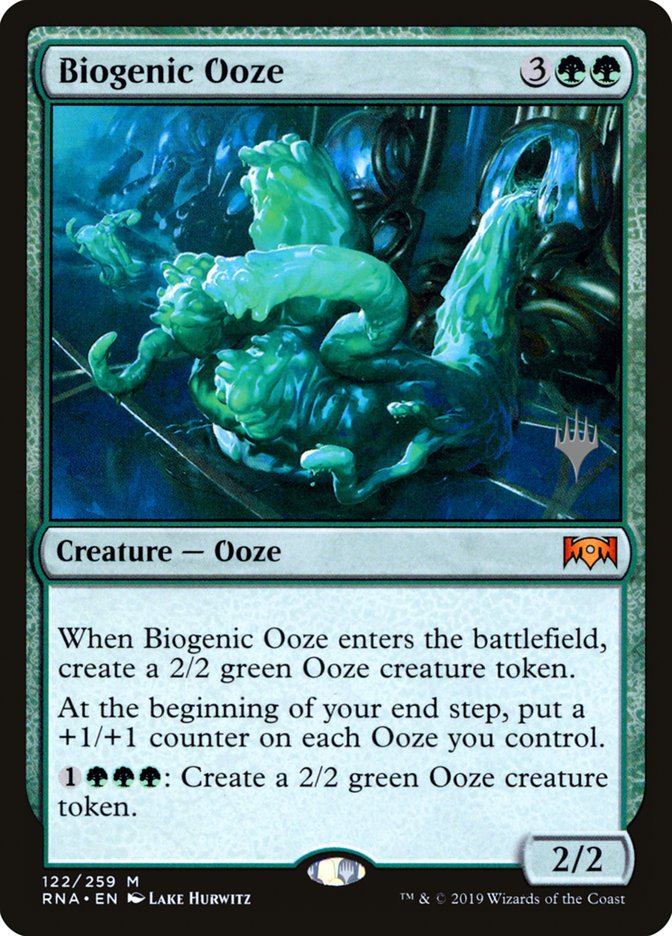 Biogenic Ooze (Promo Pack) [Ravnica Allegiance Promos] | The Gaming-Verse