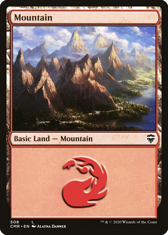 Mountain (#508) [Commander Legends] | The Gaming-Verse