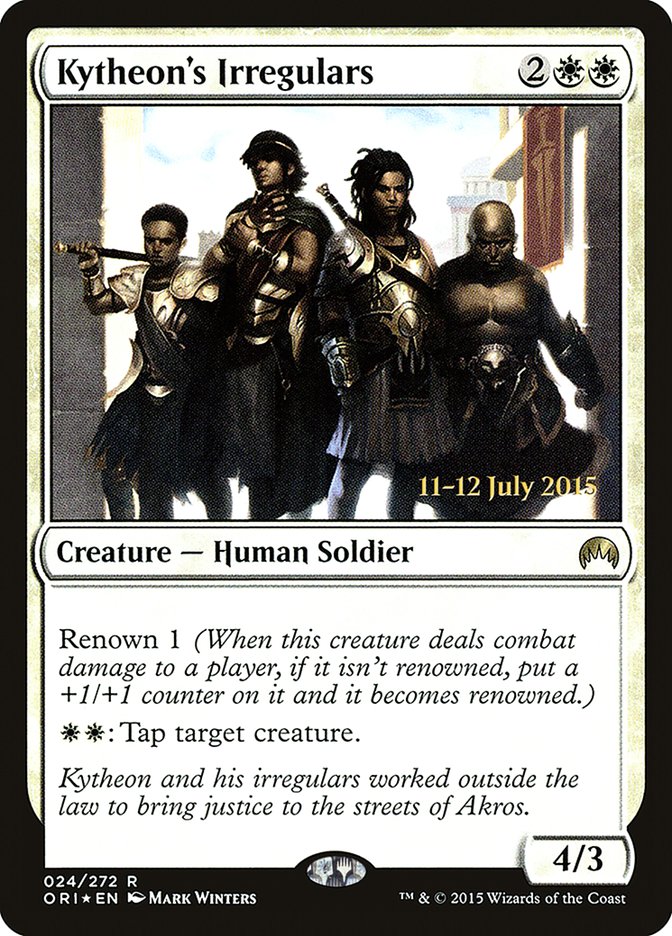 Kytheon's Irregulars [Magic Origins Prerelease Promos] | The Gaming-Verse