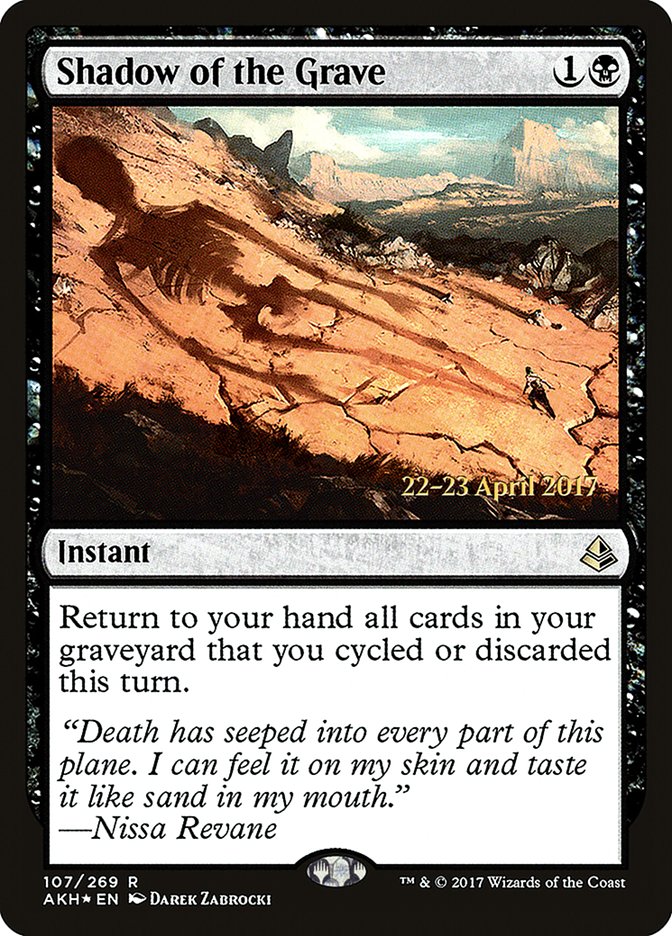 Shadow of the Grave  (Prerelease) [Amonkhet Prerelease Promos] | The Gaming-Verse