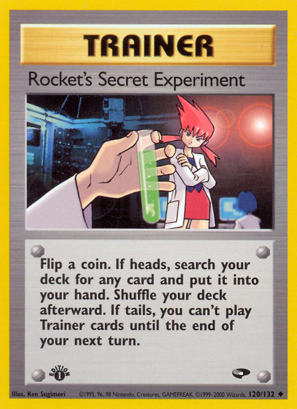 Rocket's Secret Experiment (120/132) [Gym Challenge 1st Edition] | The Gaming-Verse