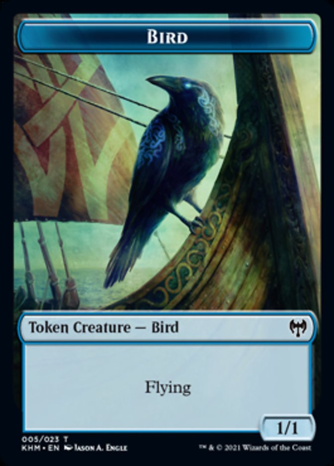 Bird Token [Kaldheim] | The Gaming-Verse