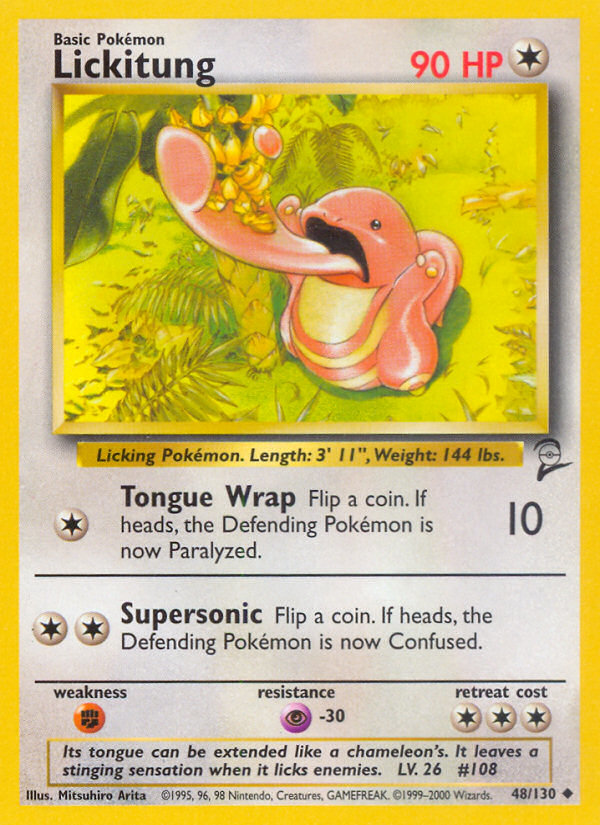 Lickitung (48/130) [Base Set 2] | The Gaming-Verse