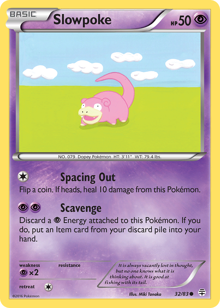 Slowpoke (32/83) [XY: Generations] | The Gaming-Verse