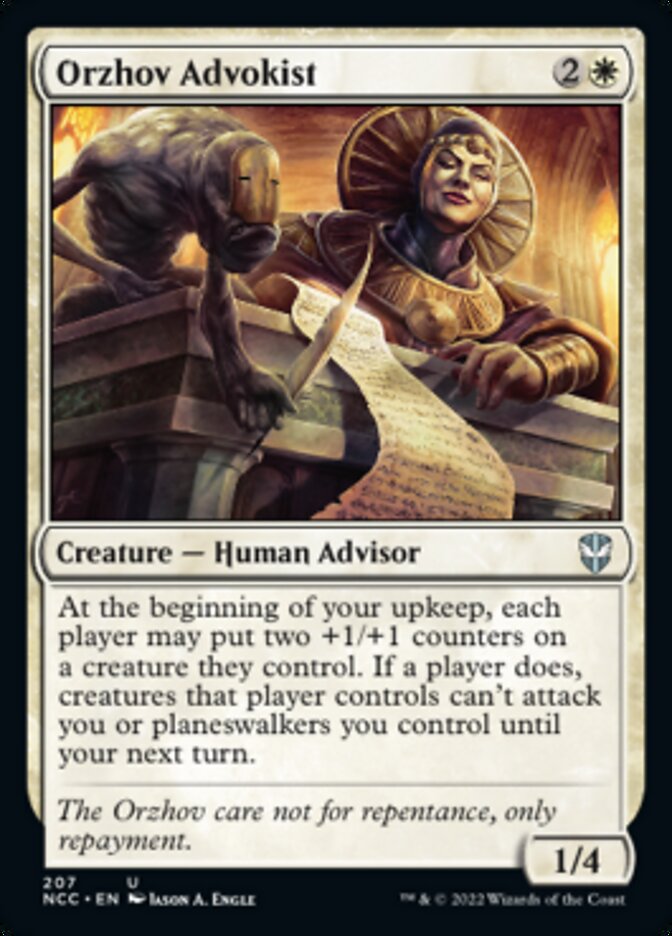 Orzhov Advokist [Streets of New Capenna Commander] | The Gaming-Verse