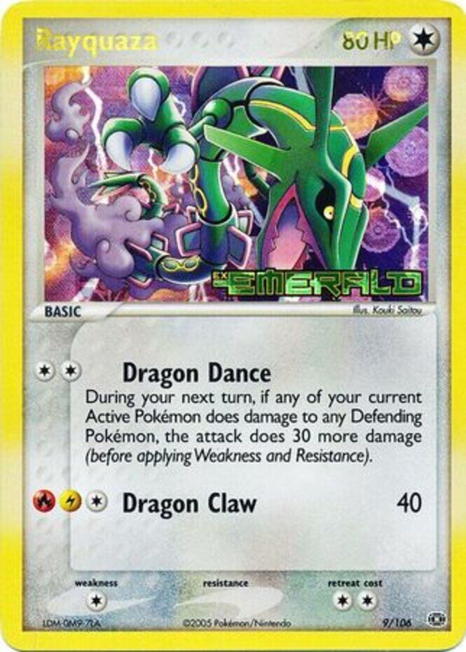 Rayquaza (9/106) (Stamped) [EX: Emerald] | The Gaming-Verse