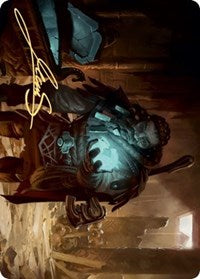 Vault Robber Art Card (Gold-Stamped Signature) [Kaldheim: Art Series] | The Gaming-Verse