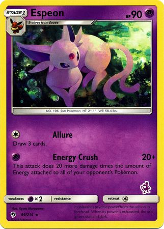 Espeon (89/214) (Mewtwo Deck) [Battle Academy 2020] | The Gaming-Verse