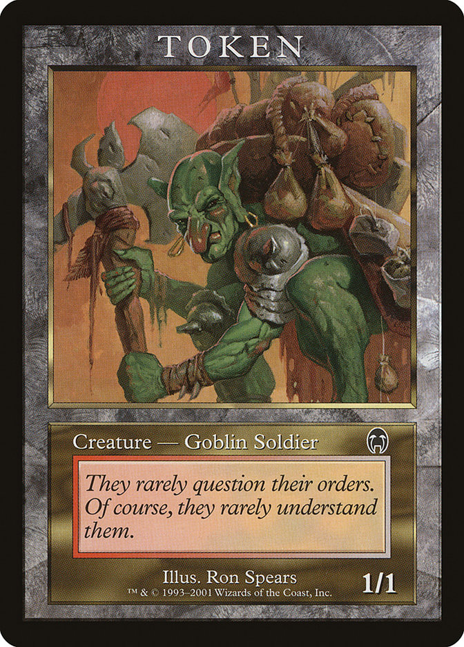 Goblin Soldier [Magic Player Rewards 2001] | The Gaming-Verse