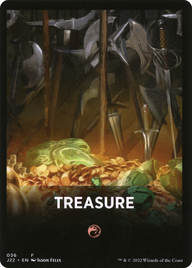 Treasure Theme Card [Jumpstart 2022 Front Cards] | The Gaming-Verse