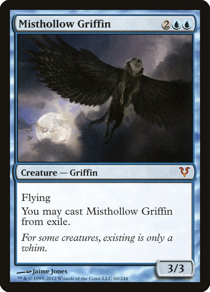 Misthollow Griffin [Avacyn Restored] | The Gaming-Verse