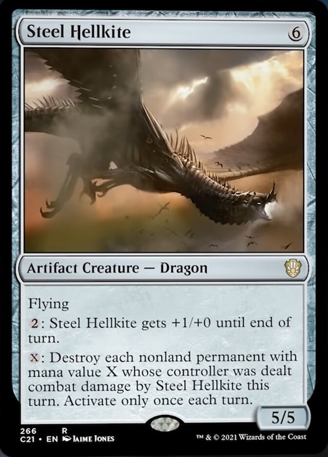 Steel Hellkite [Commander 2021] | The Gaming-Verse