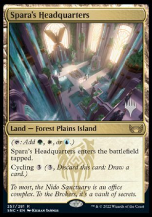 Spara's Headquarters (Promo Pack) [Streets of New Capenna Promos] | The Gaming-Verse