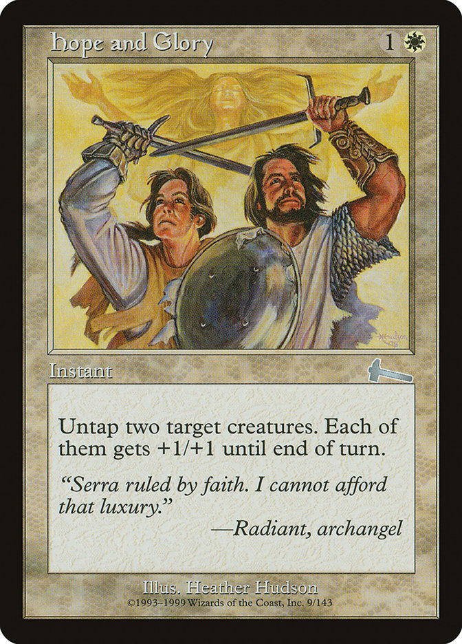 Hope and Glory [Urza's Legacy] | The Gaming-Verse