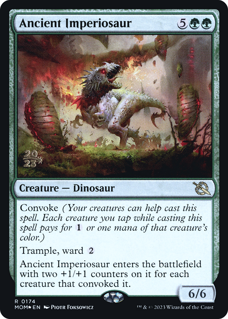 Ancient Imperiosaur [March of the Machine Prerelease Promos] | The Gaming-Verse