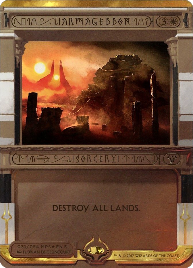 Armageddon (Invocation) [Amonkhet Invocations] | The Gaming-Verse