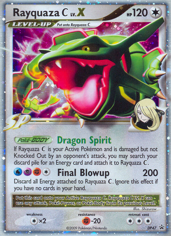 Rayquaza C LV.X (DP47) [Diamond & Pearl: Black Star Promos] | The Gaming-Verse