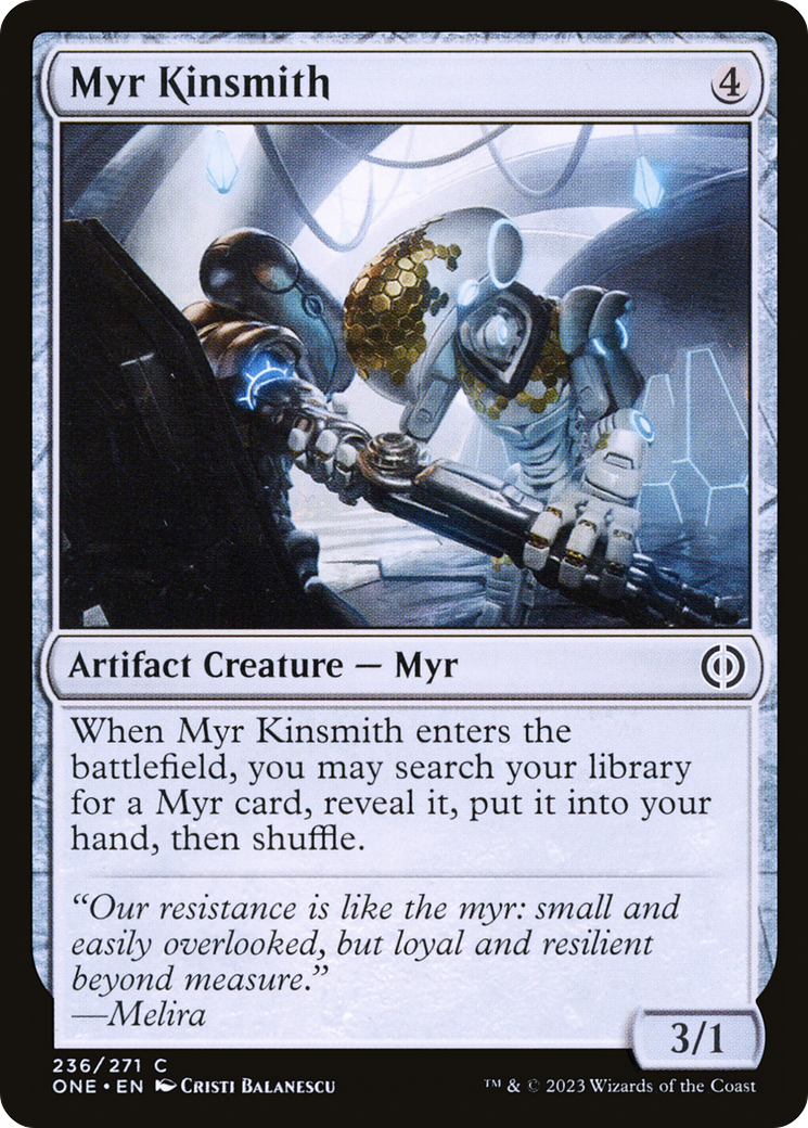 Myr Kinsmith [Phyrexia: All Will Be One] | The Gaming-Verse