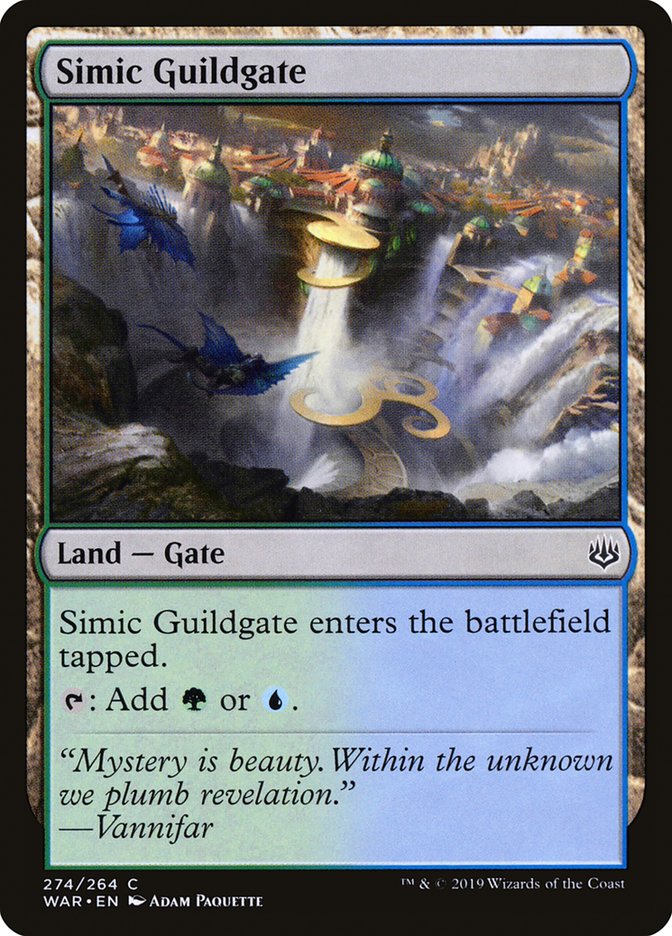 Simic Guildgate [War of the Spark] | The Gaming-Verse