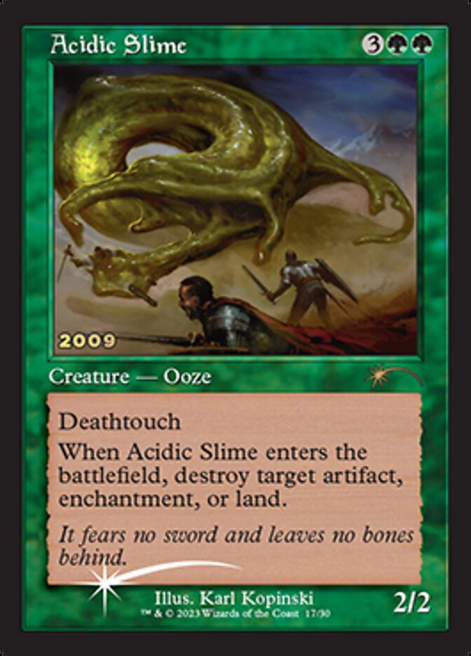 Acidic Slime [30th Anniversary Promos] | The Gaming-Verse