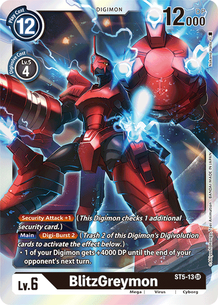 BlitzGreymon [ST5-13] [Starter Deck: Machine Black] | The Gaming-Verse