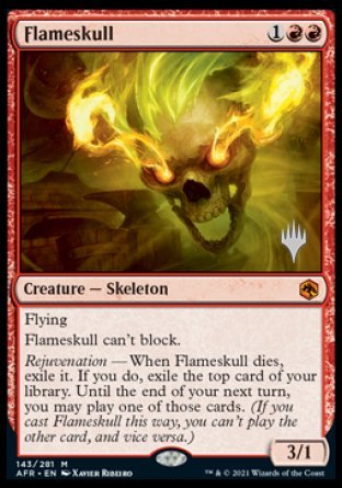 Flameskull (Promo Pack) [Dungeons & Dragons: Adventures in the Forgotten Realms Promos] | The Gaming-Verse