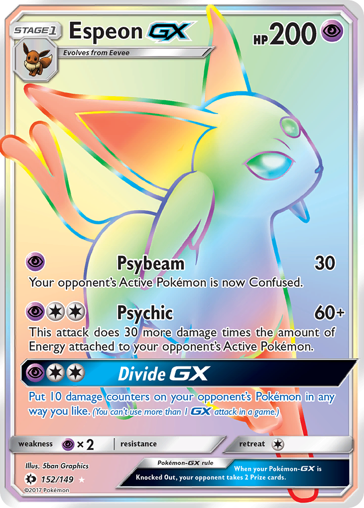 Espeon GX (152/149) [Sun & Moon: Base Set] | The Gaming-Verse