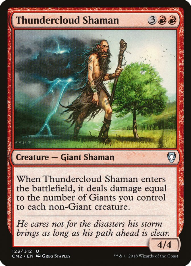 Thundercloud Shaman [Commander Anthology Volume II] | The Gaming-Verse