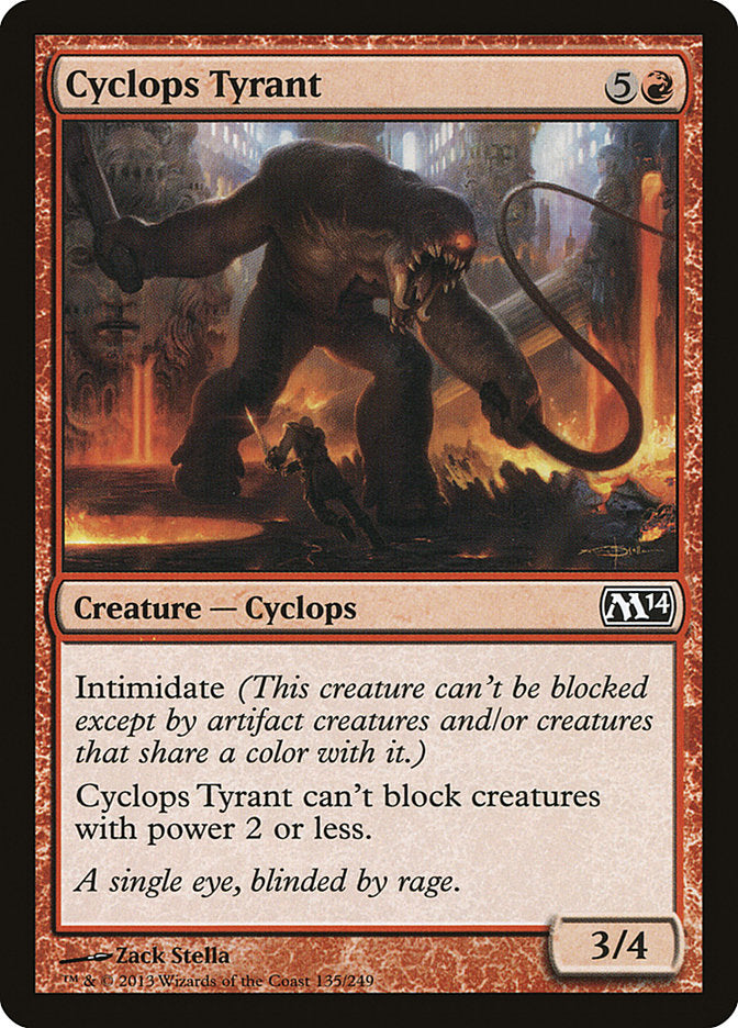 Cyclops Tyrant [Magic 2014] | The Gaming-Verse