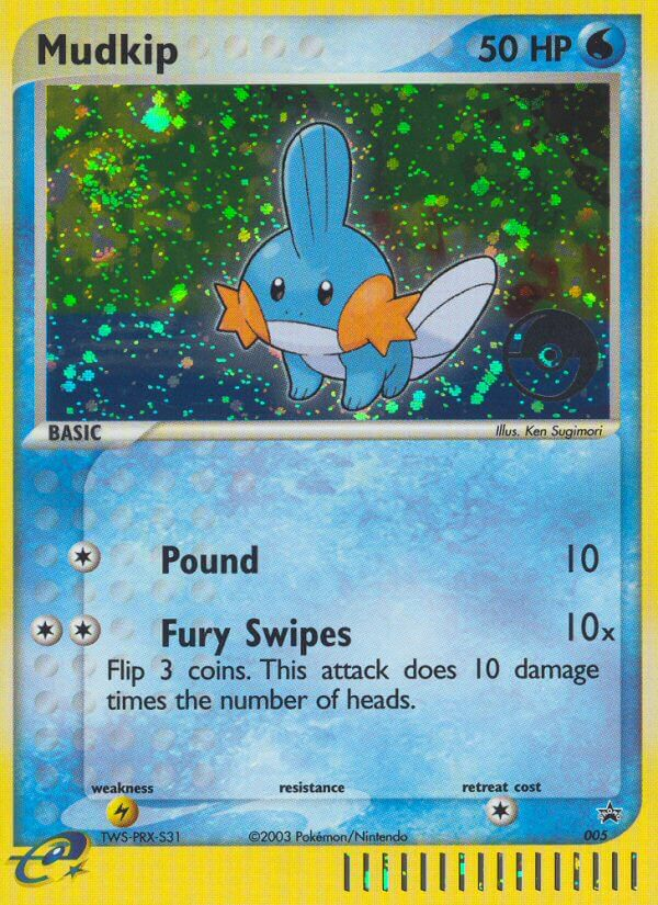 Mudkip (005) [Nintendo: Black Star Promos] | The Gaming-Verse