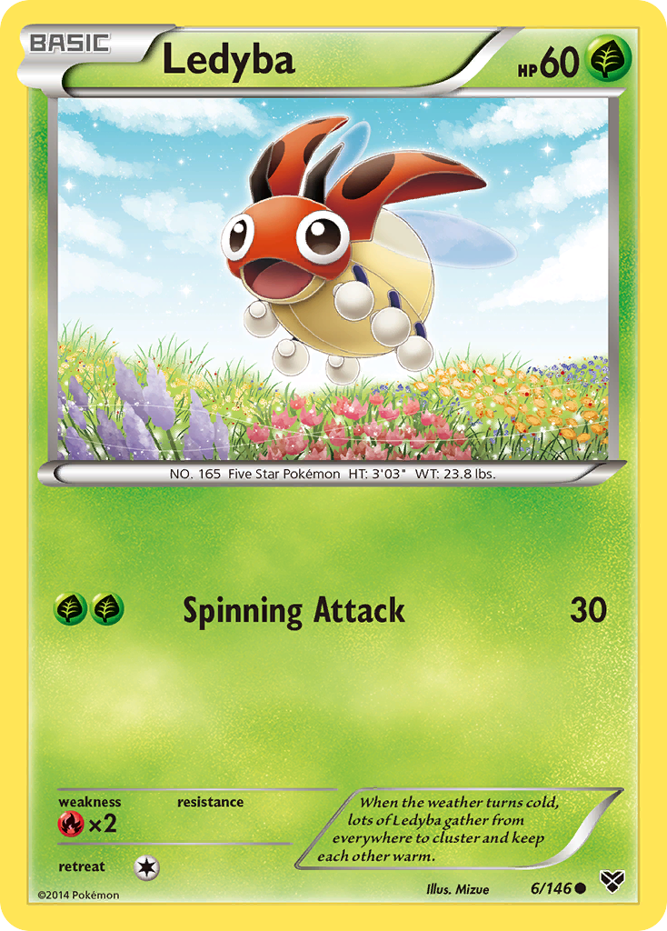 Ledyba (6/146) [XY: Base Set] | The Gaming-Verse