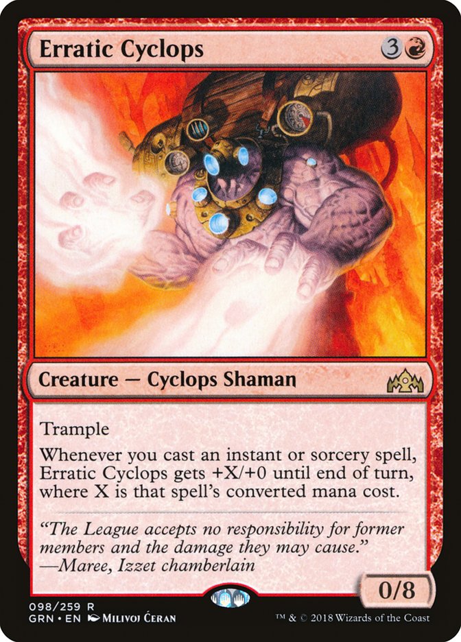 Erratic Cyclops [Guilds of Ravnica] | The Gaming-Verse