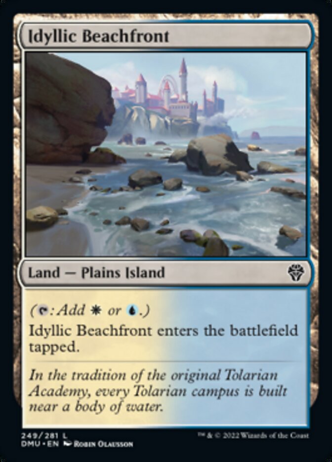 Idyllic Beachfront [Dominaria United] | The Gaming-Verse