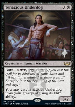 Tenacious Underdog (Promo Pack) [Streets of New Capenna Promos] | The Gaming-Verse