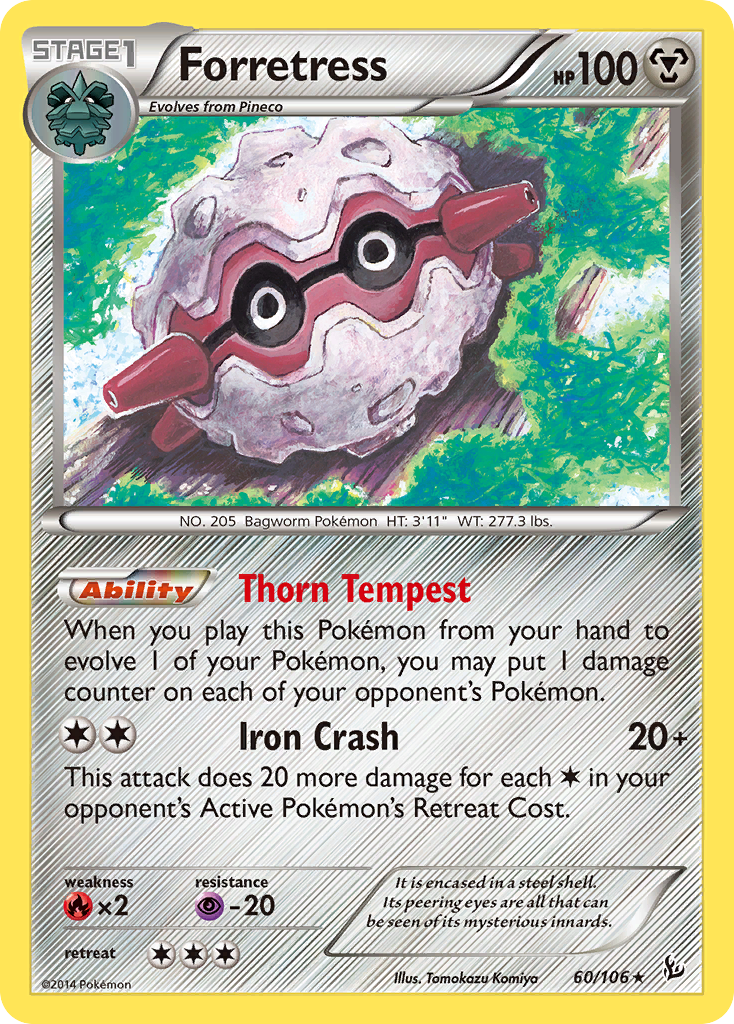 Forretress (60/106) [XY: Flashfire] | The Gaming-Verse