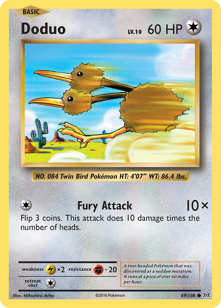 Doduo (69/108) [XY: Evolutions] | The Gaming-Verse