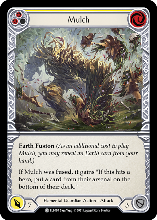 Mulch (Yellow) [ELE020] (Tales of Aria)  1st Edition Rainbow Foil | The Gaming-Verse